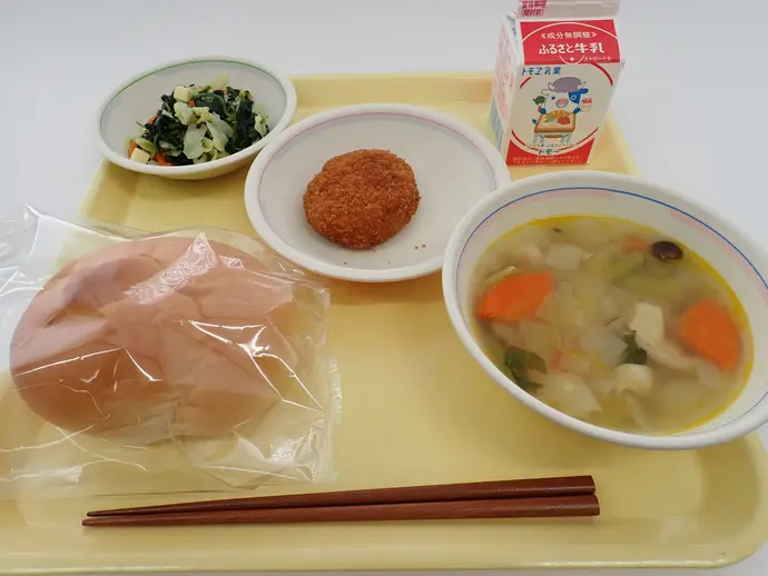 写真:2月6日(火曜)給食