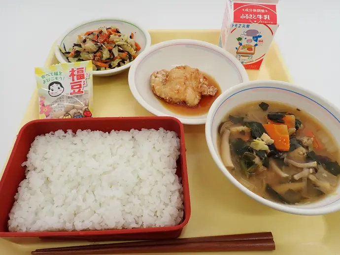 写真:2月1日(木曜)給食