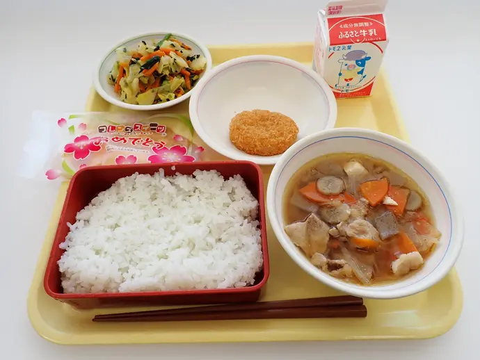 写真:3月14日(木曜)給食