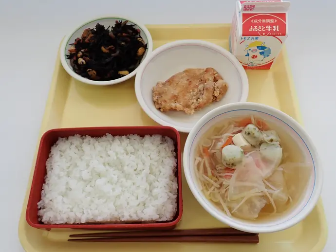 写真:3月18日(月曜)給食