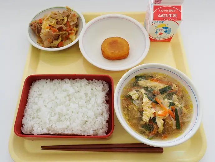 写真:3月18日(月曜)給食