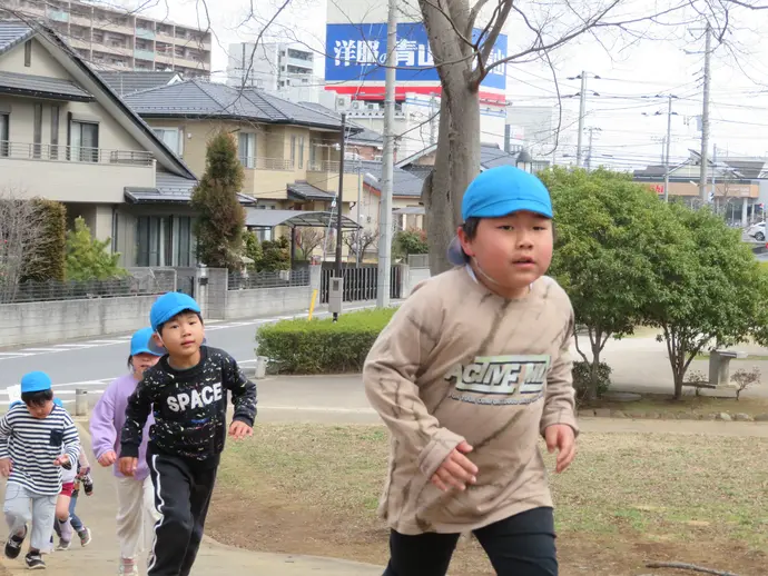 写真5歳児マラソン