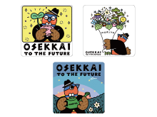 OSEKKAIステッカーの写真