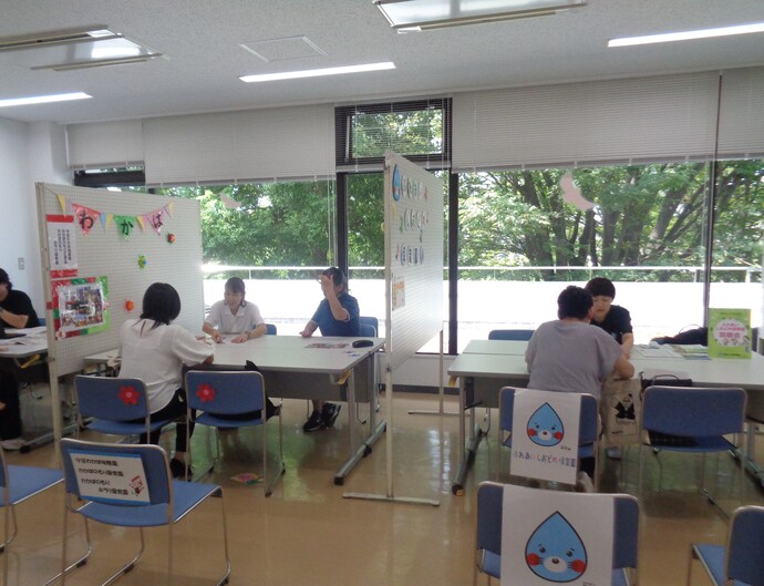 就職説明会の様子