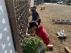 写真:外装塗装準備1
