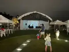 光と音のアートナイトフェスの様子