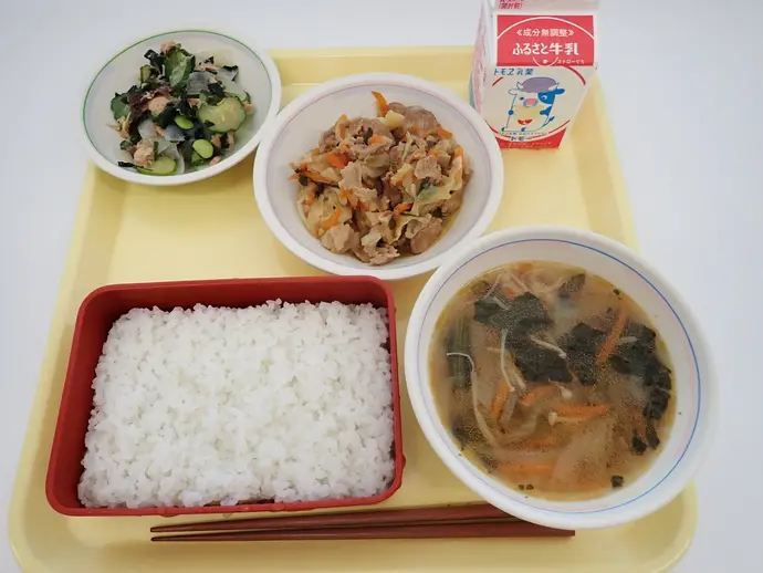 写真:6月24日(月曜)給食