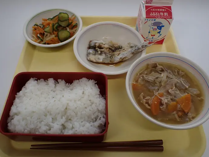 写真:6月18日(火曜)給食