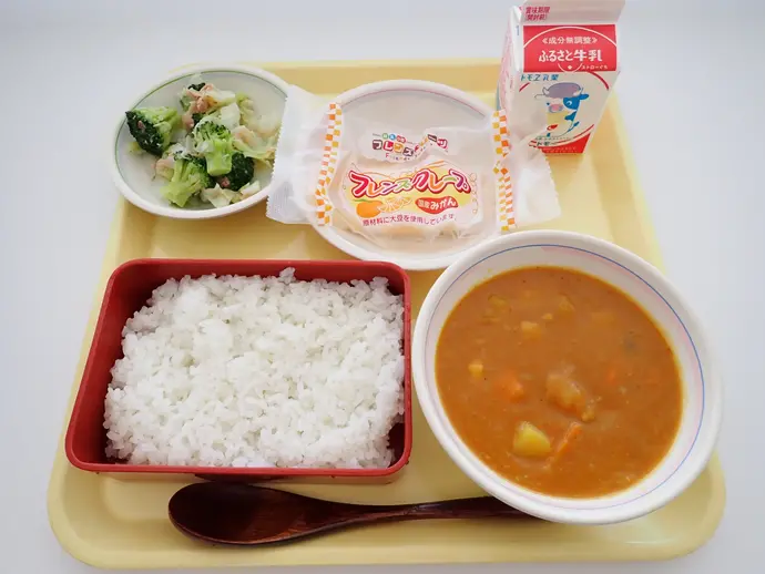 写真:8月26日(月曜)給食