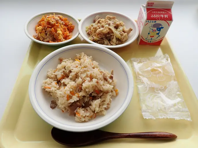 写真:8月29日(木曜)給食