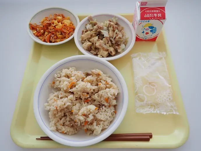 写真:8月26日(月曜)給食