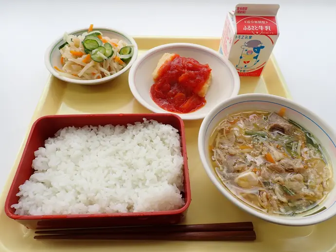 写真:8月27日(火曜)給食