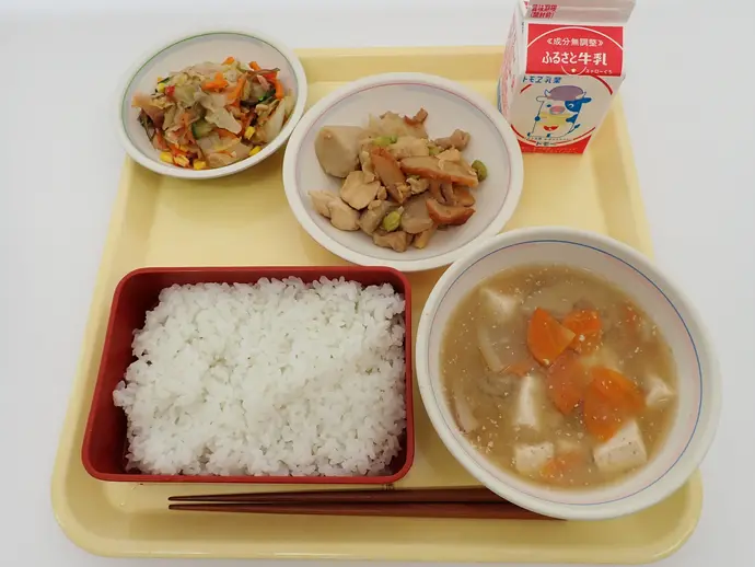 写真:10月7日(月曜)給食