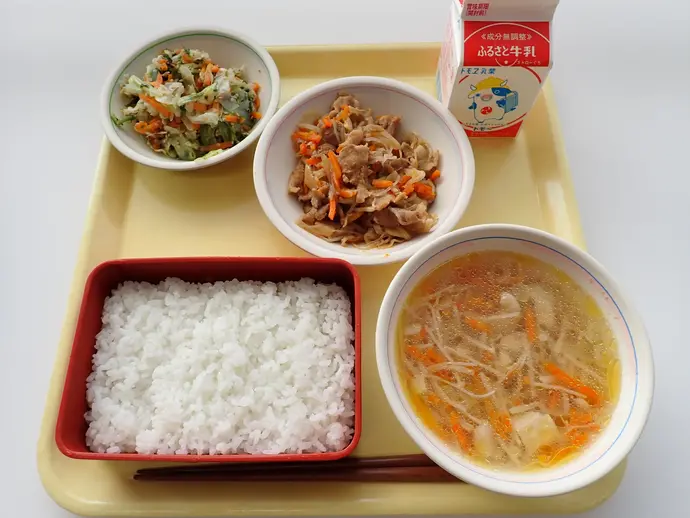 写真:10月21日(月曜)給食