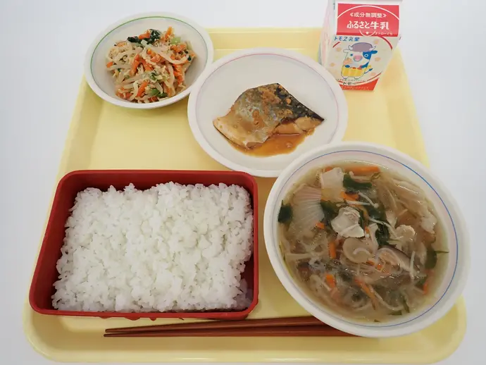 写真:12月9日(月曜)給食