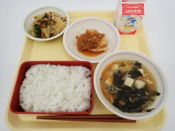 写真:12月16日(月曜)給食