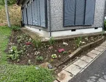 花植えの様子