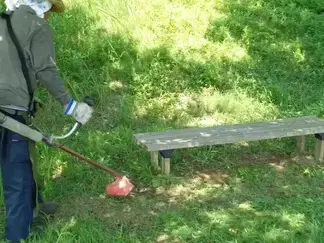 除草作業の様子（1）