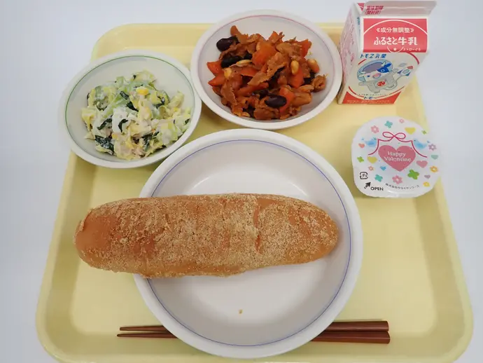 写真:2月10日(月曜)給食