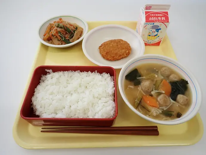 写真:2月4日(火曜)給食