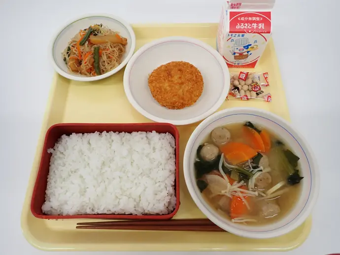写真:2月3日(月曜)給食