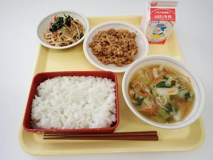 写真:2月6日(木曜)給食