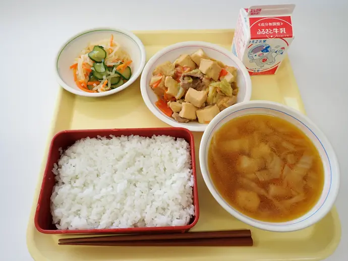 写真:2月20日(木曜)給食