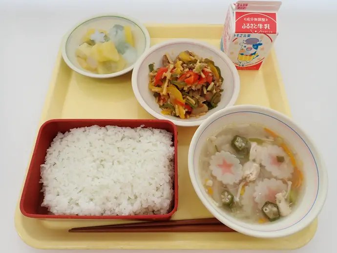 写真:7月3日(木曜)給食