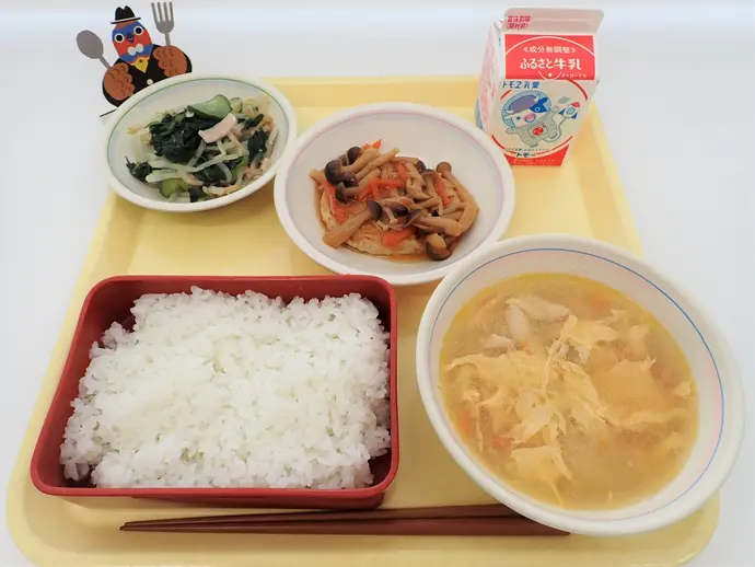 写真：8月28日（木曜）給食