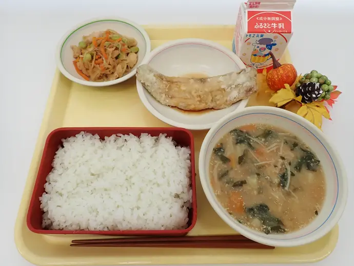 写真：9月26日（金曜）給食