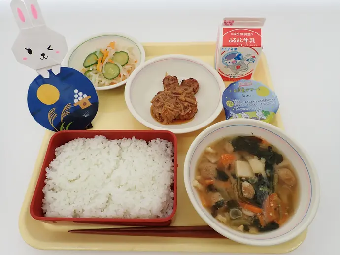 写真：10月2日（木曜）給食