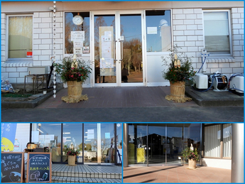 門松の完成した様子