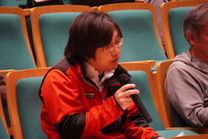 質問される参加者の様子