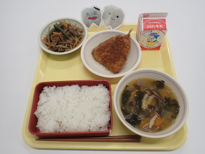 写真：6月9日（火曜）給食