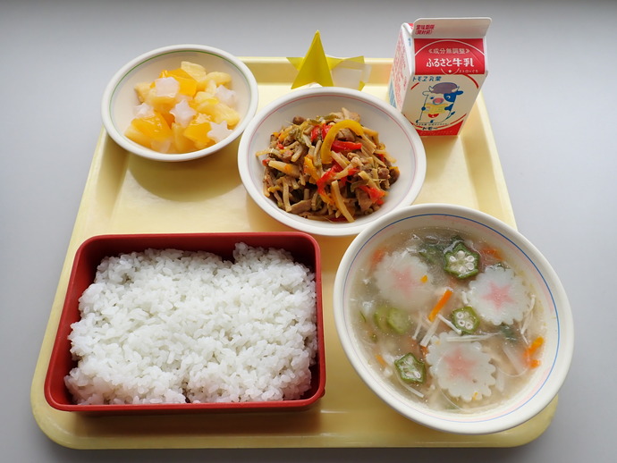 写真：7月7日（火曜）給食
