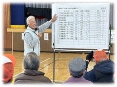 輪投げ交流会の様子